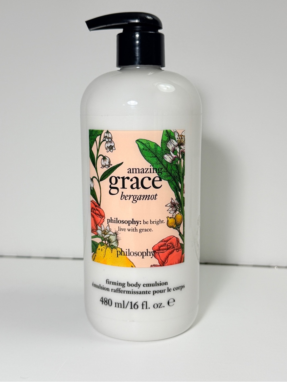Philosophy Amazing Grace Bergamot Firming Body Emulsion 16 fl oz - New